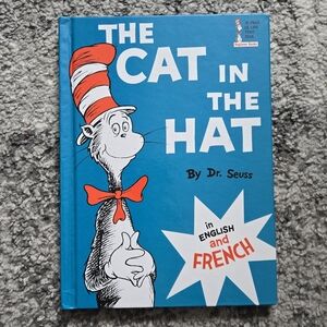 Dr. Seuss The Cat in the Hat Book Bilingual French & English Copy